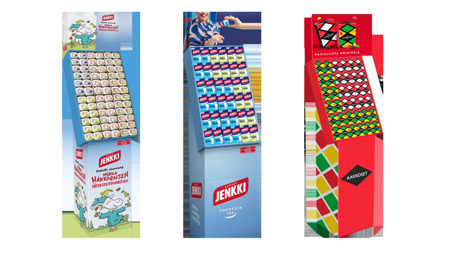 DS Smith en Cloetta ontwikkelen modulaire POS-displays