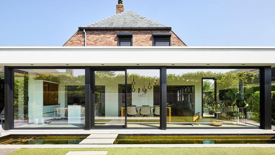 Gebruik aluminium en pvc in één project