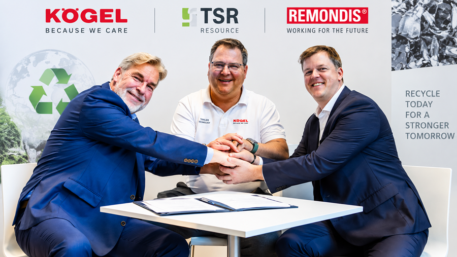 Kögel, TSR en REMONDIS starten trailerrecyclingpilot