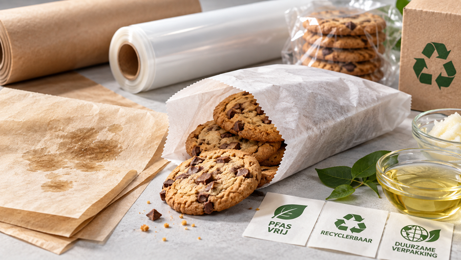 Vetvrij koekjespapier zonder plastic: kan het én mag het?