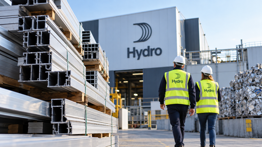 VOM ON TOUR bij Hydro Building Systems (Landen): circulair aluminium & AI