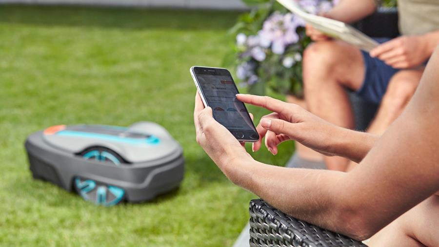 Hoe groter de tuin, hoe meer er aan automatisch tuinieren wordt gedaan