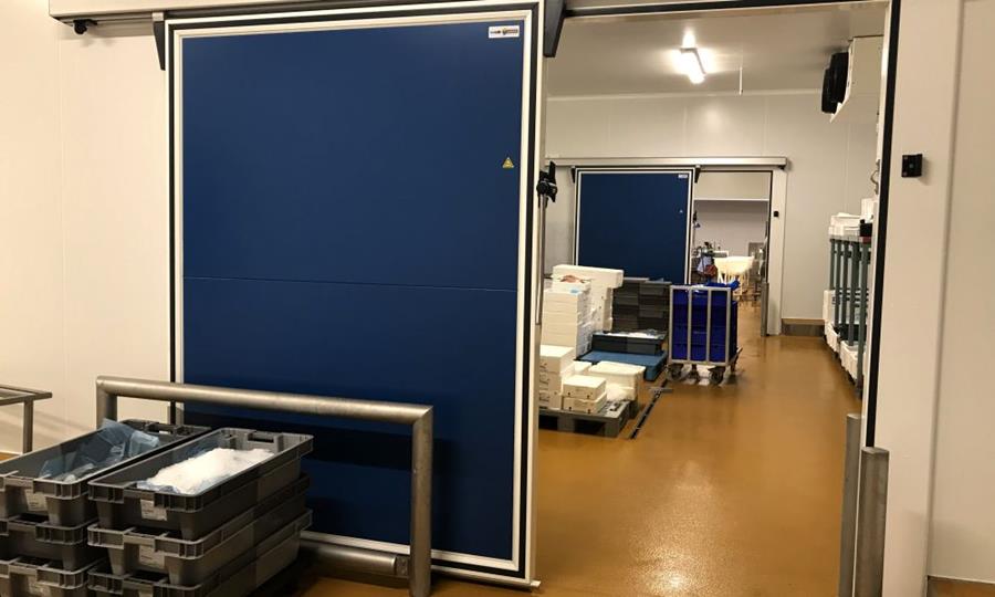 Chambres froides et de congelation rapidement et aisement disposees