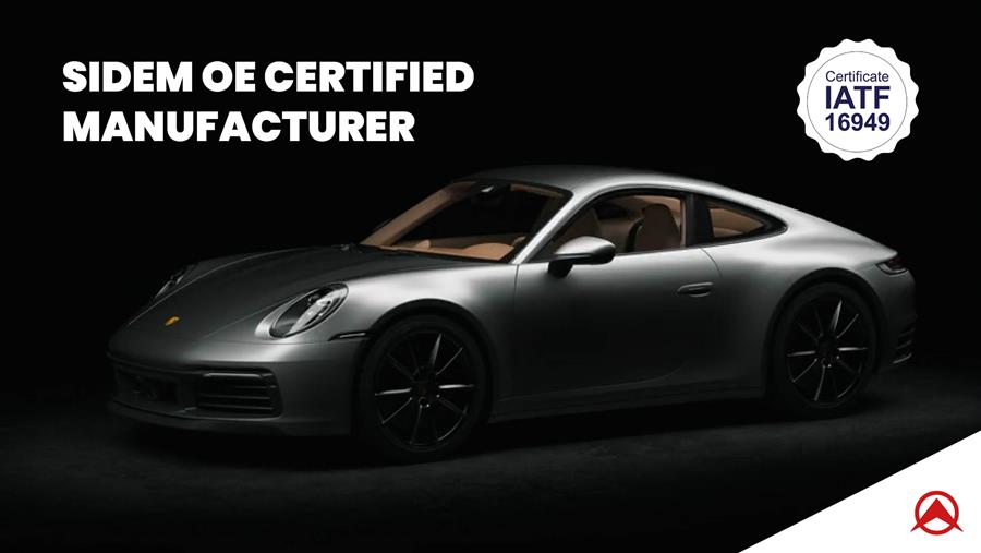 Sidem vernieuwt IATF 16949-certificaat als OE-fabrikant