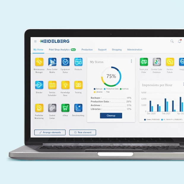 Het nieuwe HEIDELBERG Customer Portal
