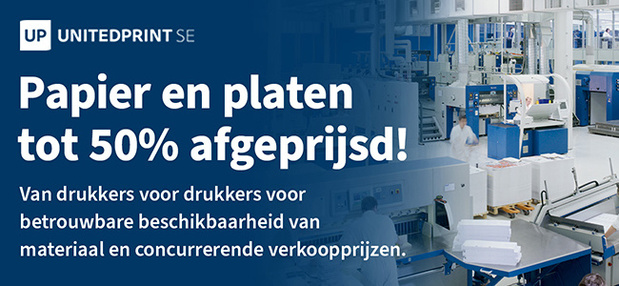 Papier en platen tot 50% goedkoper bij Unitedprint!