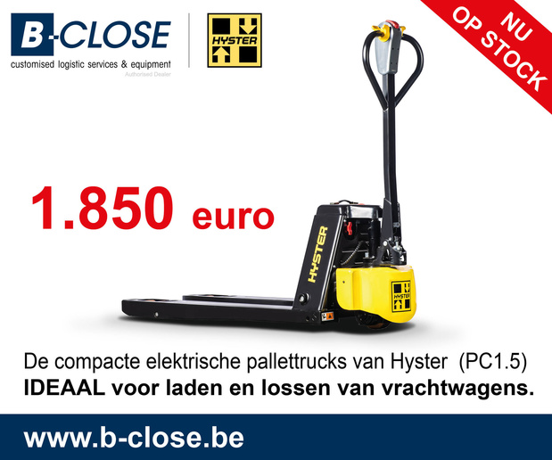 COMPACTE ELEKTRISCHE PALLETTRUCK PC1.5 sales promo