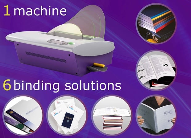 GMP Bibliofilm:  Bind en personaliseer al uw documenten in met de Fastback 20