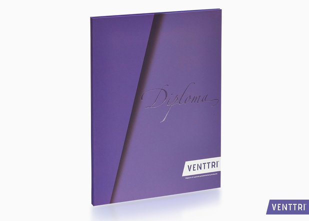 Maak indruk met een maatwerk diplomamap. In ieder gewenst formaat en materiaal