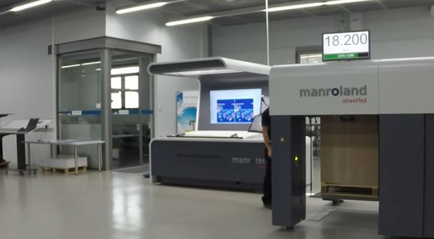 Nieuwe installaties van manroland Benelux