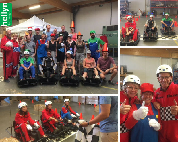 Zo snel, vaardig en secuur als de race is ook het HELLYN-TEAM