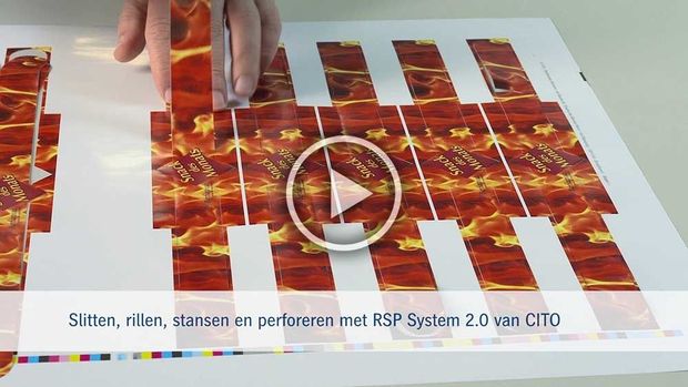 Eenvoudig rillen, stansen en perforeren direct op uw pers?