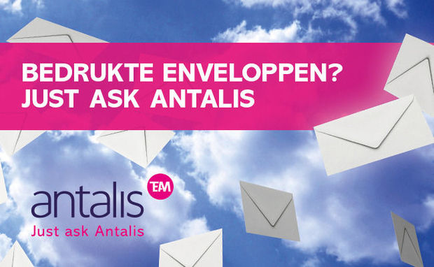 Kom ook voor uw gedrukte envelop naar Antalis