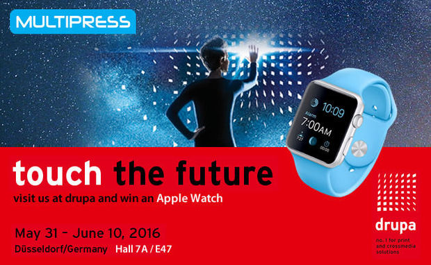 Laatste kans om gratis naar DRUPA 2016 in Düsseldorf te gaan met MultiPress!