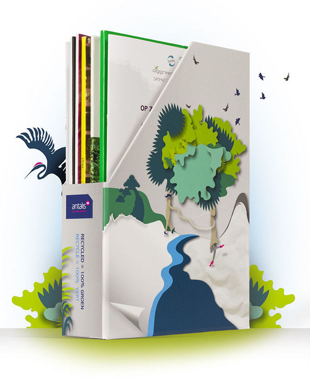 Vernieuwde Green Box van Antalis: bundeling van de beste milieupapieren