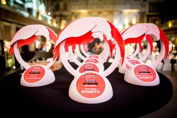 Albyco print trofeeën GN Awards for Excellence in 3D
