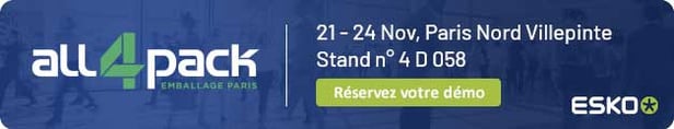Esko présent à All4Pack stand D 058 Hall4