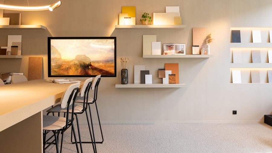 Showroom wordt uithangbord van schildersbedrijf