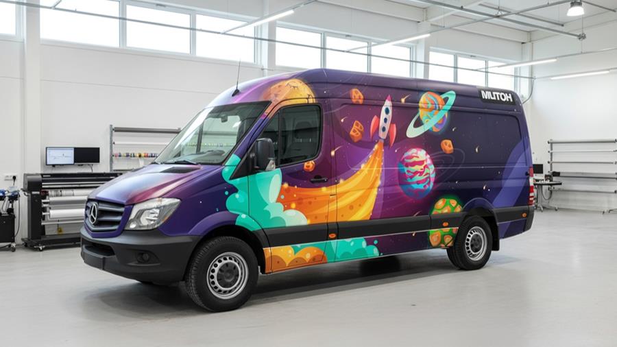 Mutoh en Grafityp testen Aquafuze-inkt voor wraptoepassingen