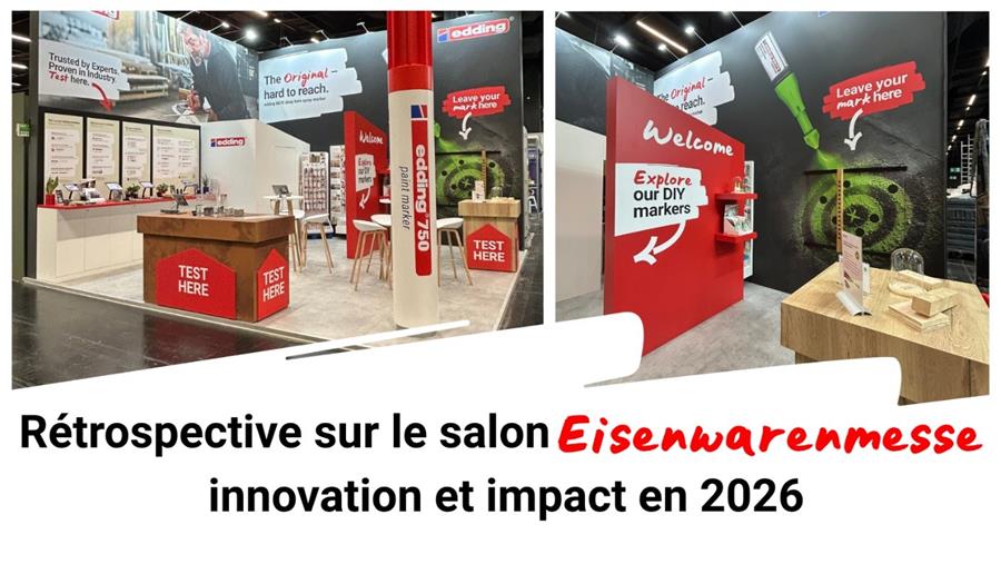 Nouvelles innovations edding & temps forts du salon pour l’industrie