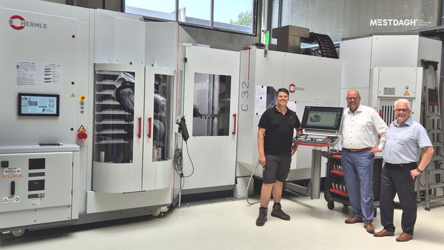 Mestdagh investit dans une cellule robotisée Hermle C 32 GEN2 avec RS 1