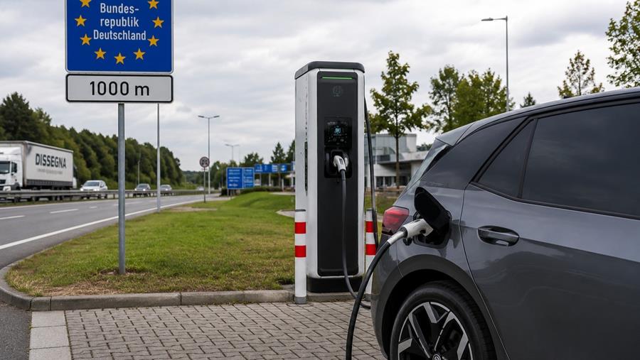 Zakelijke EV-rijders laden amper over de grens