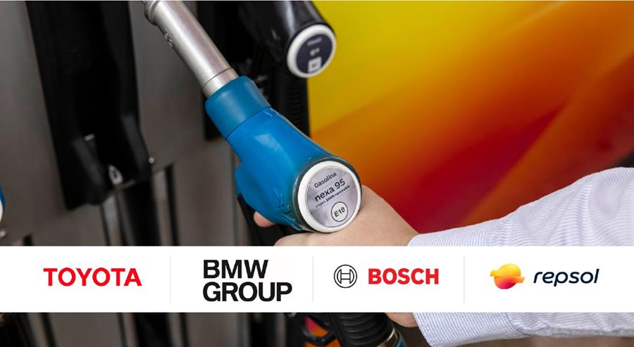 BMW, Toyota, Bosch en Repsol testen hernieuwbare benzine